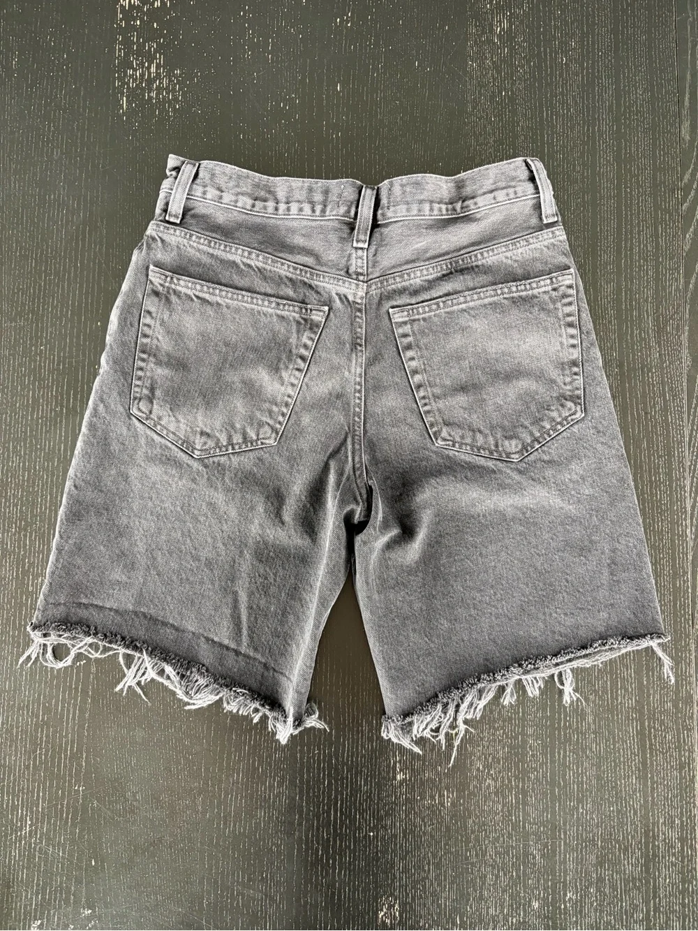 Agolde Indra Long Shorts in Bounce